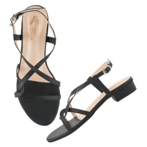 Shoetopia Women's Block Heel Sandals